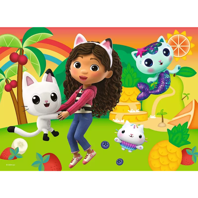 TREFL PUZZLE Puzle - 20 miniMaxi - Krāsaina diena ar Gabiju - Trefl 56041