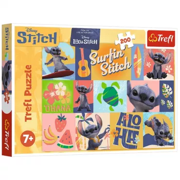 TREFL PUZZLE Puzzle 200 - Hawaiian Adventures - Disney Stitch Trefl 13331