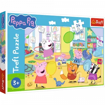 TREFL PUZZLE Puzzle 24 Maxi – Beautiful Peppa – Peppa Pig Trefl 14367