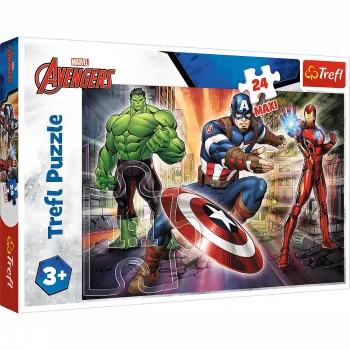 TREFL PUZZLE Puzzle - 24 Maxi - In the World of Avengers