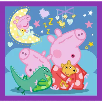 TREFL PUZZLE Puzzle - 3 in 1 - Peppa Pig's Habits Trefl 34893