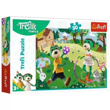 TREFL PUZZLE Puzle - 30 gab. - Aktīva diena - Treflik Family Trefl 18287