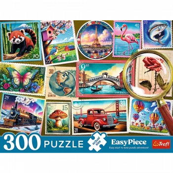 TREFL PUZZLE Puzzle - 300 EasyPiece - Trefl Postage Stamps 23100