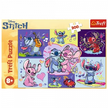 TREFL PUZZLE Puzle – 300 gabali – Spirited Stitch – Disney Lilo un Stich Trefl 23033