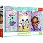 TREFL PUZZLE Puzzle 3x50 - Meet Gabby and the Gabbys Dollhouse Trefl 34876