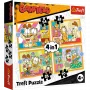 TREFL PUZZLE Puzzle 4-in-1 – Garfield Loves Lasagna – Trefl 34673