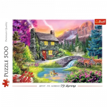 TREFL PUZZLE Puzle – 500 gab. – Kalnu idille Trefl 37325