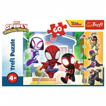 TREFL PUZZLE Puzle - 60 - Spidey pasaulē Trefl 17371