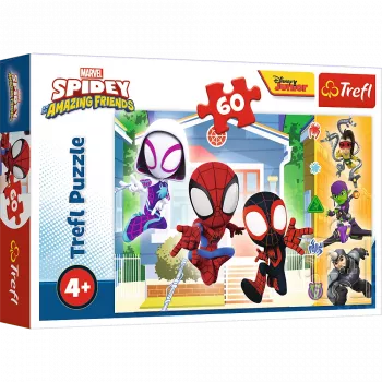 TREFL PUZZLE Puzle - 60 - Spidey pasaulē Trefl 17371