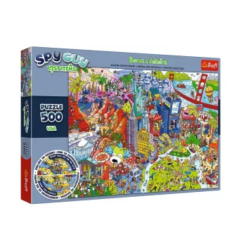 TREFL PUZZLE Spy Guy Lost Items Puzzle 500 pcs. USA Trefl 37480