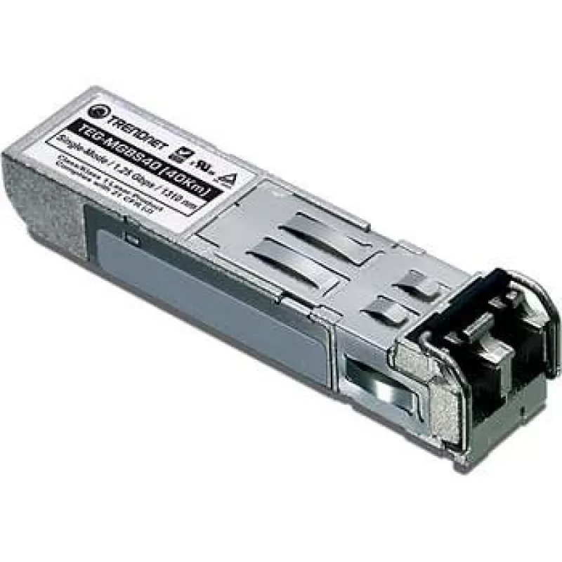 TRENDnet TEG-MGBS40 1000Base-LX SFP optiskais modulis, LC Duplex, 40km, 1310nm, vienmoda šķiedra