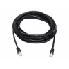 Tripp Lite N261-025-BK Cat6a 10G Snagless UTP Ethernet Cable (RJ45 M/M) - Melns, 25 pēdas