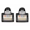 Tripp Lite N261-025-BK Cat6a 10G Snagless UTP Ethernet Cable (RJ45 M/M) - Melns, 25 pēdas