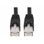 Tripp Lite N261-025-BK Cat6a 10G Snagless UTP Ethernet Cable (RJ45 M/M) - Melns, 25 pēdas