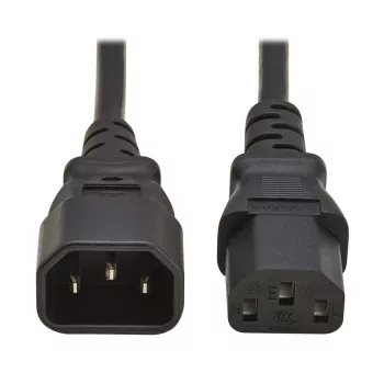 Tripp PDU barošanas vads C13 uz C14 10A 250V H05VV-F 2m (6.6ft) melns