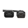 Tripp PDU barošanas vads C13 uz C14 10A 250V H05VV-F 2m (6.6ft) melns
