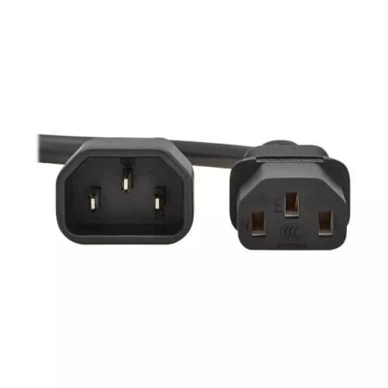 Tripp PDU barošanas vads C13 uz C14 10A 250V H05VV-F 2m (6.6ft) melns