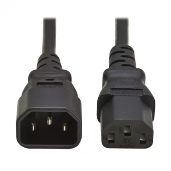 Tripp PDU barošanas vads C13 uz C14 10A 250V H05VV-F 2m (6.6ft) melns