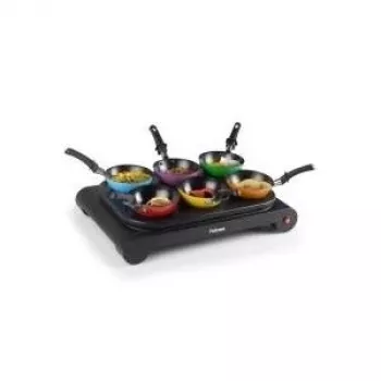 Tristar BP-2827 Wok komplekts 6 personām - daudzkrāsu - 1000 W - 2 m kabelis - 400 mm x 270 mm