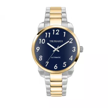 Trussardi Men's Watch R2423154001 40mm Stainless Steel Blue Dial Quartz