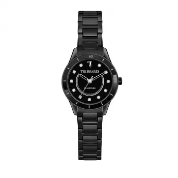 TRUSSARDI R2453151501 T-Light sieviešu pulkstenis 30mm sudraba nerūsējošais tērauds