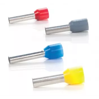 TRYTYT Izolētais stieples uzgalis 0,5 mm² DUI-0.50-8 balts (100 gab.)
