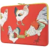 TUCANO SCHIZZO MacBook Air 15 collu / portatīvo datoru 13-14 collu futrālis, Fauna Galline oranžs