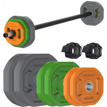 Tunturi Aerobic Dumbbell Set 20 kg Adjustable Weight Set with Storage Case
