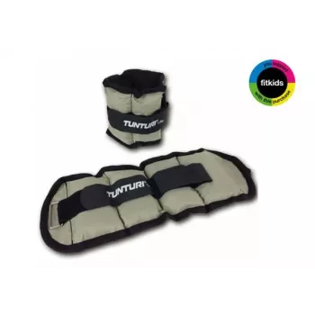 Tunturi Potīšu un Plaukstu Svari 1kg x2, Pelēki, Neoprēns ar Velcro