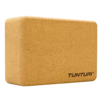 Tunturi Cork Yoga Block – dabīgs korķa bloks jogai un pilatesam, 225 x 150 x 75 mm, 700 g