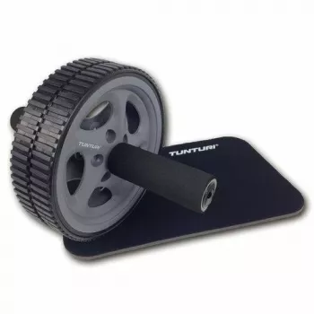 Tunturi Exercise Wheel Deluxe 14TUSFU270 – Ab ritenis ar ceļgalu paliktni, 180 mm