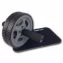 Tunturi Exercise Wheel Deluxe 14TUSFU270 – Ab ritenis ar ceļgalu paliktni, 180 mm
