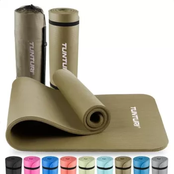 Tunturi NBR Fitness Mat 15 mm – Army Green