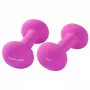 Tunturi Neoprene Hanteles 3 kg (Pāris) Violetas – Sešstūra Anti-Roll Dizains