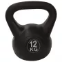 Tunturi PE Kettlebell 12kg (Melns) - Izturīgs spēka treniņa kettlebell