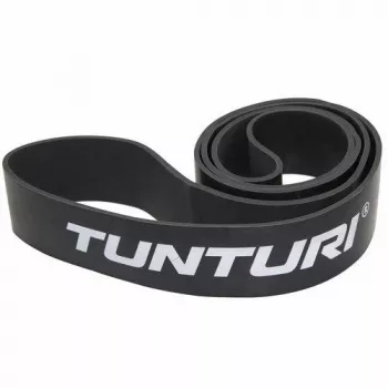 Tunturi Power Band Extra Heavy pretestības josla, 104 cm x 6.4 cm, melna