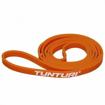 Tunturi Power Band Extra Light pretestības lente 104 cm oranža