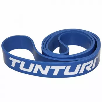 Tunturi Power Band smagā pretestības gumija, 104 x 4.4 cm, zila