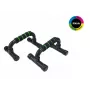 Tunturi Push Up Bar – melns, 2 gab. komplekts, tērauda rāmis ar ergonomiskiem PVC putuplasta rokturiem