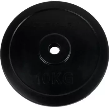 Tunturi gumijotais čuguna svara disks 10kg, viens gabals