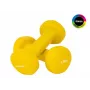 Tunturi Vinyl Dumbbells 1.5 kg, Yellow, Pair (2 pcs)