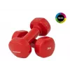 Tunturi Vinyl Dumbbells 3.0 kg x 2 Red – fiksēta svara hanteles mājas treniņiem