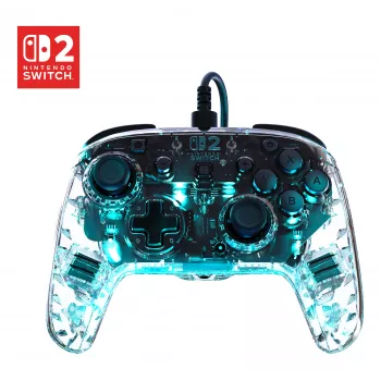 Turtle Beach Afterglow Clear Wired RGB Gaming Controller Xbox Series X|S, Xbox One, Windows 10/11