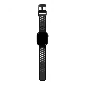 UAG Scout Silicone Watch Strap for Apple Watch 49mm/45mm/44mm/42mm - Melns