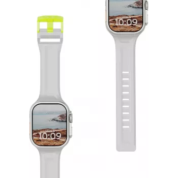 UAG Urban Armor Gear Scout siksniņa Apple Watch Ultra/44/45/46mm - Smoke/Active Neon 191488113B81