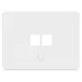Ubiquiti UACC-WP-KEYSTONE-H-2P universāls Keystone sienas panelis (2 gab.) – balts, vienas grupas, ABS