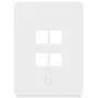 Ubiquiti Universal Keystone Wall Plate 4-Port Vertical – Tīra, pielāgojama apdare (UACC-WP-KEYSTONE-V-4P)