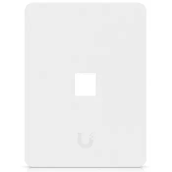 Ubiquiti Universal Keystone Wall Plate – 1 Port, Balts (UACC-WP-KEYSTONE-V-1P)
