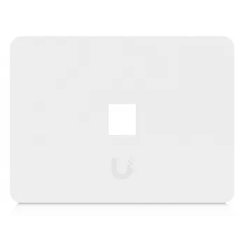 Ubiquiti Universal Keystone Sienas Plāksne – 1 Ports, Balta (UACC-WP-KEYSTONE-H-1P)