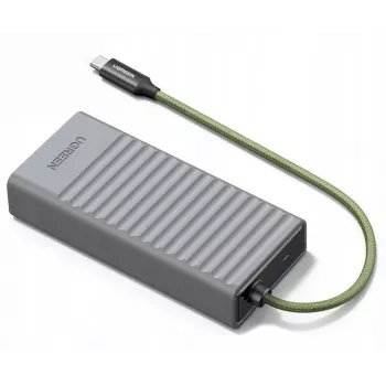 UGREEN 2-in-1 USB 3.0 SD/Micro SD karšu lasītājs ar uzglabāšanas futrāli, pelēks